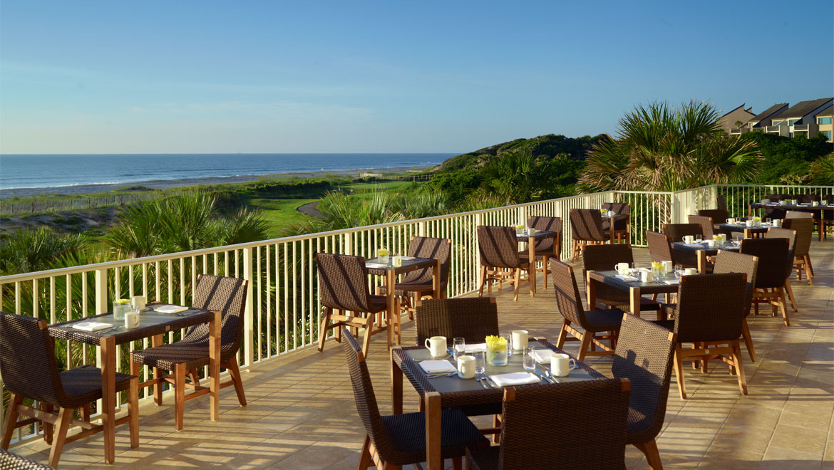 Sunrise Cafe terrace Amelia Island